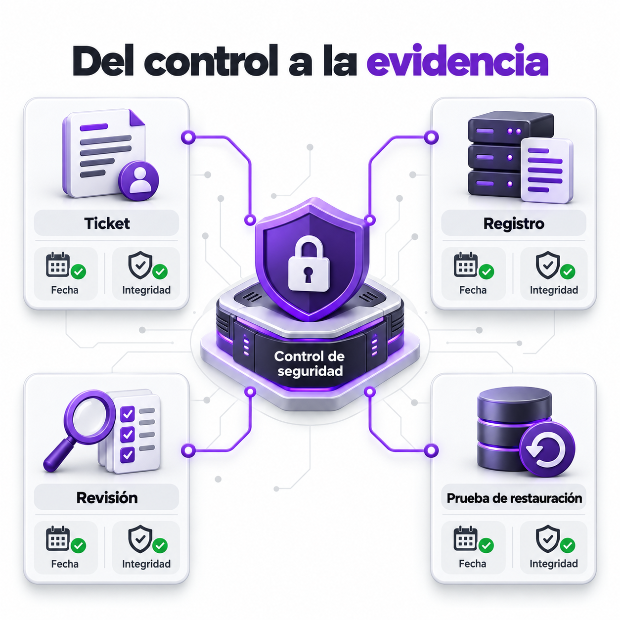 Evidencias de seguridad: cómo demostrar que un control funciona de verdad