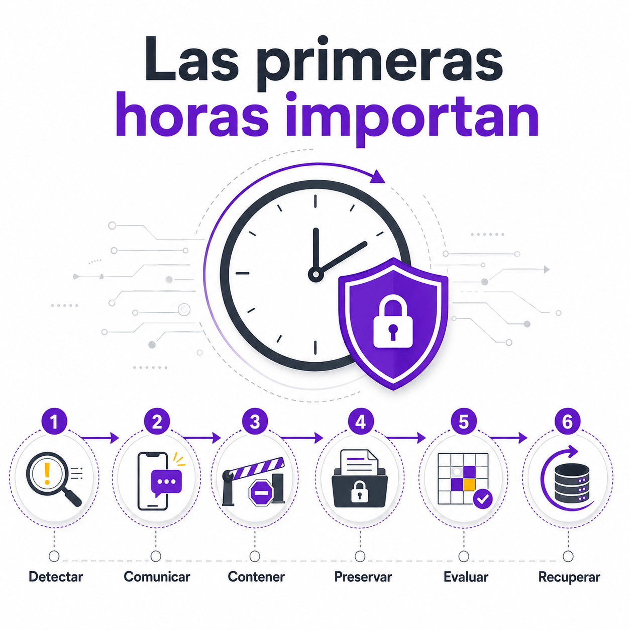 Brecha de datos personales: qué debe hacer una empresa durante las primeras horas