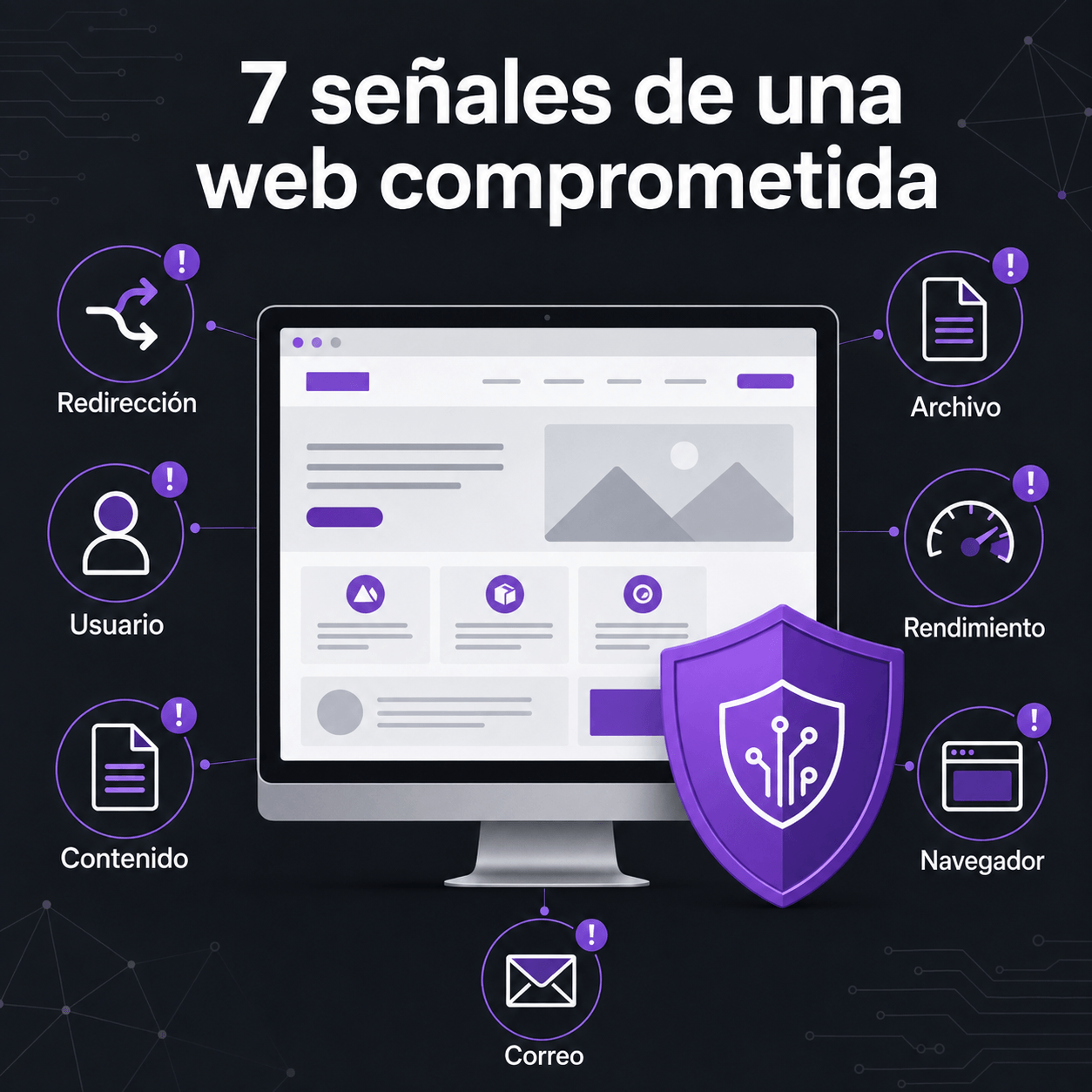 7 señales de que tu página web puede haber sido hackeada