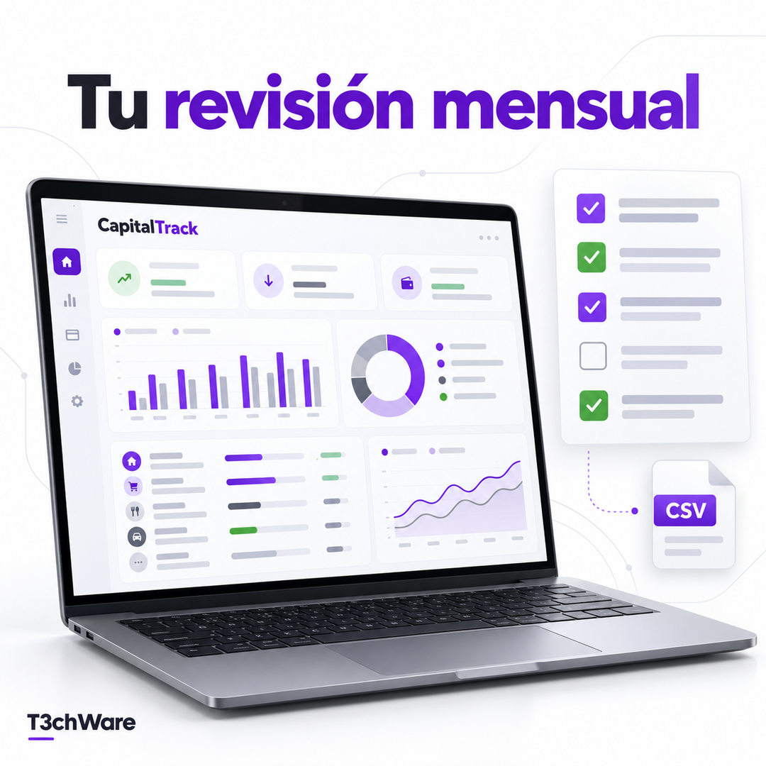 La revisión financiera mensual que puedes hacer con CapitalTrack