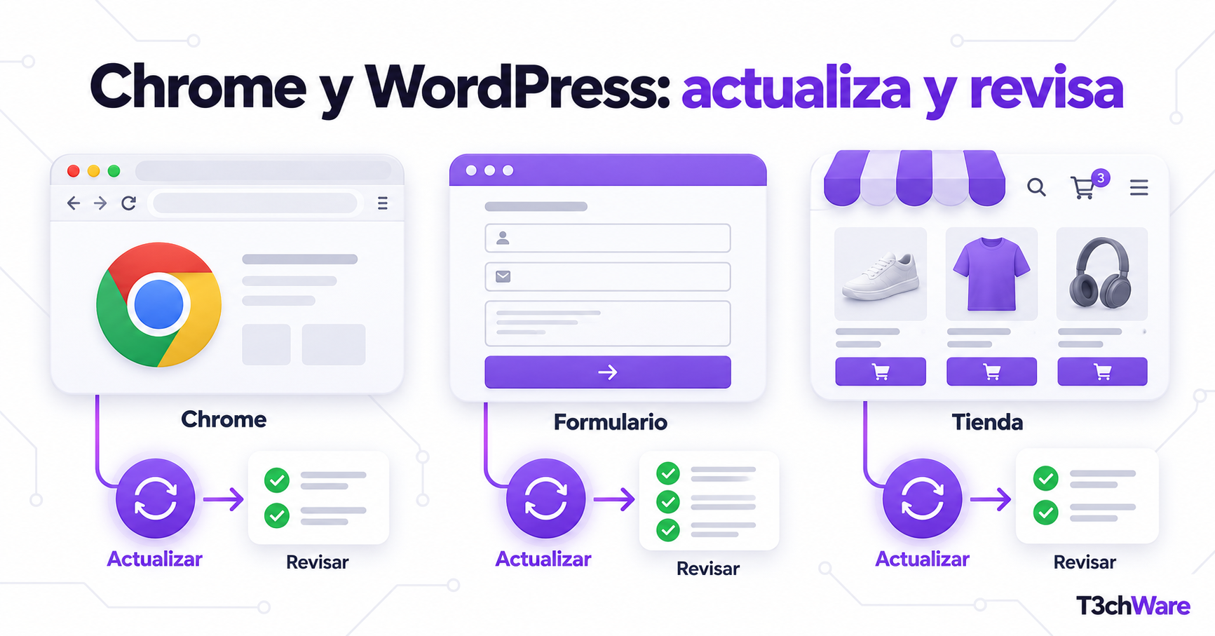Chrome y WordPress: actualizaciones prioritarias de la semana