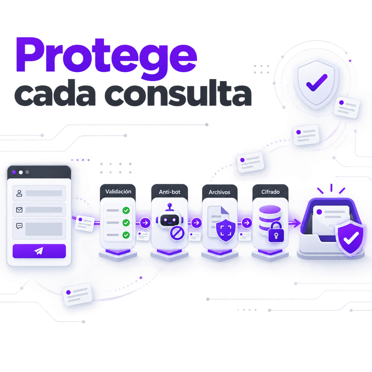 Cómo proteger los formularios de contacto de una página web